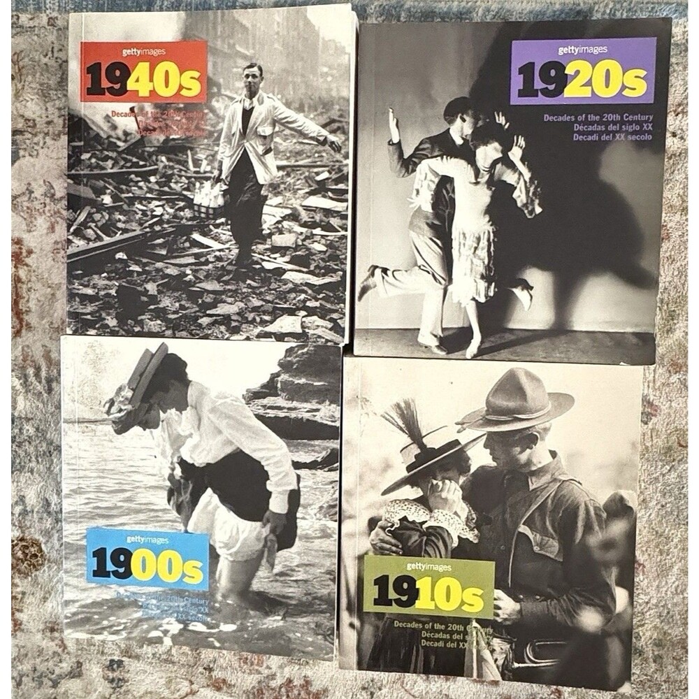 Getty Images Decades 20th Century 4 Volume Set 1900s 1910s 1920s 1940s Sony Pic